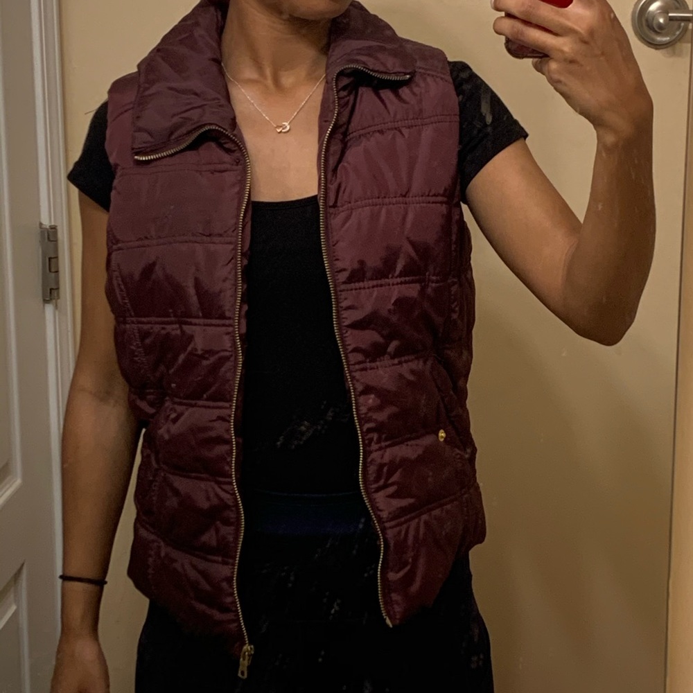 Charlotte Russe Burgendy/ Purple Vest